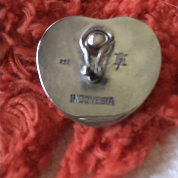 John Hardy Sterling Silver Clip on Earrings - Picture 2 of 5